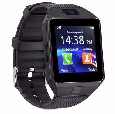 Смарт часы DZ09 черного цвета. Умные Часы-Телефон Smart watch Phone DZ09 (только английский язык)