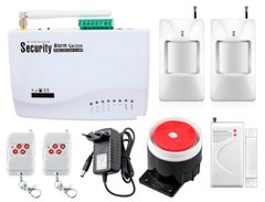 Безпровідна GSM сигналізація для будинку, дачі, гаража комплект Kerui alarm G01 (Hone2) 433мГц! Гарантія 24 міс