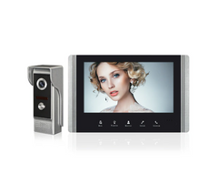 Відео домофон GAMWATER критий монітор домофон дзвінок з 7-дюймовим екраном (в чорному кольорі)