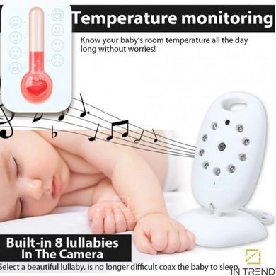 Видеоняня Baby Monitor VB 601 VB601 (обновленная модель 2022 года - улучшенный процессор и экран)