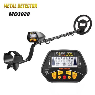 Металлоискатель Discovery MD-3028 металлодетектор MD3028 МД3028 LCD Высокая чувствительность, ЖК-дисплей!, Черный