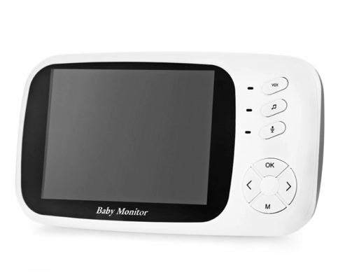 Видеоняня Baby Monitor XF-808 3.5" JKR с датчиком звука, режимом ночного видения и термометром няня