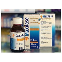 Сироп при боли в горле Maxilase максилейз саксиласе 200 мл Египет