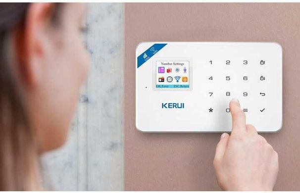 Kerui W18 GSM Wi-Fi бездротова сигналізація.Android/iOS Акція!!