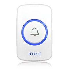 Бездротова тривожна кнопка. Радіо кнопка "Дверний дзвінок/SOS" для охоронної сигналізації.Кнопка KERUI F 51
