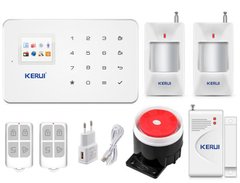Безпровідна GSM сигналізація для будинку, дачі, гаража комплект Kerui alarm G18 (Economy House 2) 433мГц