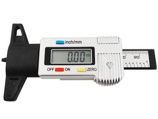 Цифровой толщиномер измеритель глубины протектора шин (комлпетк стандарт)