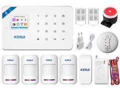 Комплект сигнализации Kerui Wi-Fi W18 Pro для 3-комнатной квартиры! Гарантия 24 месяца!