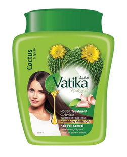 Dabur Vatika CACTUS AND GARLIC Hair Fall Control Mask/Ватика КАКТУС И ЧЕСНОК /Маска КОНТРОЛЬ ВЫПАДЕНИЯ 225 мл 3308446378 фото