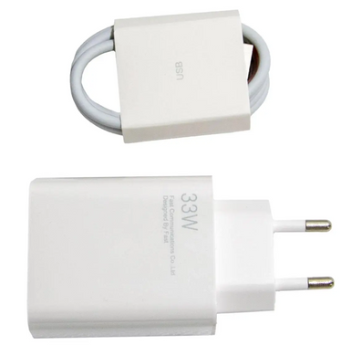 Адаптер для заряджання USB з кабелем Type-C, 33W Power adapter Suite, зарядний пристрій для телефону 01081136863596 фото