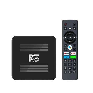 Smart TV-приставка Смарт-приставка ТВ-приставка R3 2 ГБ ОЗП 16 ГБ ПЗП, Android 14,TV box, Wi-Fi 4k 3218163222 фото