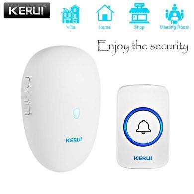 Беспроводной водонепроницаемый IP55 дверной звонок KERUI M521. Белый. 1439469424 фото