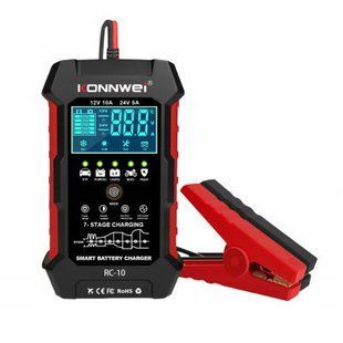 Konnwei RC-10 (12В 10А / 24В 5А) - зарядний пристрій, десульфатор 13449888 фото