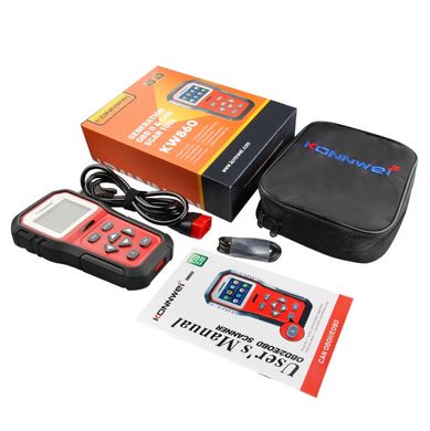 copy_Професійний автотестер автосканер KW860 OBD-II і CAN сканер Konnwei 2.8" TFT друк ПК 2.8" TF