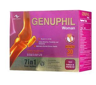 Genuphil Woman Дженуфіл женуфіл генуфіл з кальцієм і вітаміном D3. 7 в 1. ( 30 саше) Єгипет 7746586020 фото