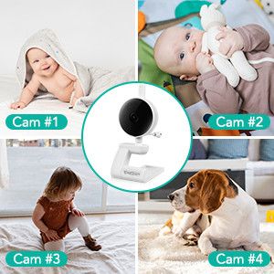 Видеоняня радионяня няня Baby Monitor TMEZON MZ-BM402 (В комплекте 2 КАМЕРЫ) 4.3 ДЮЙМА ЭКРАН