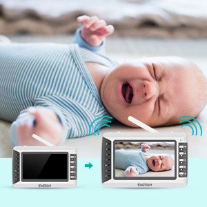 Видеоняня радионяня няня Baby Monitor TMEZON MZ-BM402 (В комплекте 2 КАМЕРЫ) 4.3 ДЮЙМА ЭКРАН