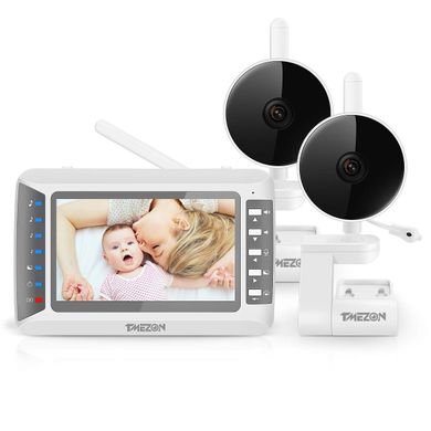 Видеоняня радионяня няня Baby Monitor TMEZON MZ-BM402 (В комплекте 2 КАМЕРЫ) 4.3 ДЮЙМА ЭКРАН