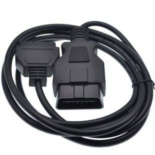 Кабель подовжувач OBD2 16-pin obd2 16 pin в obd2 16 pin - довжина 1,5м 136445755 фото