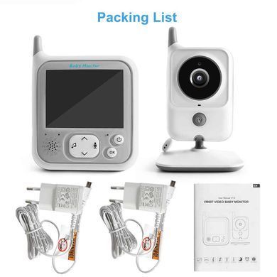 Видеоняня радионяня няня Baby Monitor VB607 3" ДЮЙМА ЭКРАН 1464303104 фото