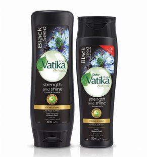 Набор для Ухода Vatika Black Seed с экстрактом черного тмина шампунь и кондиционер (180мл+360 мл), Египет 3055247524 фото