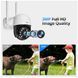 Камера купольная наблюдения WiFi IP 4X PTZ Zoom KERUI N8B Уличная 3 Mp, оптика Sony