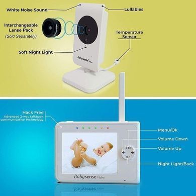 ВИДЕОНЯНЯ BabySense V35 - видео няня с камерой 321654948 фото