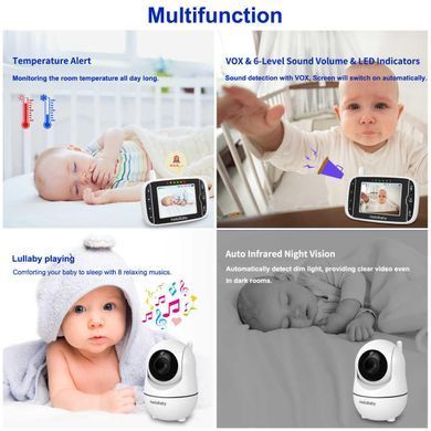 Видеоняня радионяня няня Hellobaby hb66 3.2" ДЮЙМА ЭКРАН 1464325442 фото