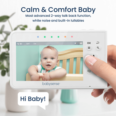 ВИДЕОНЯНЯ BabySense V43 - видео няня с камерой МОНИТОР 4.3 дюйма!!!! 2 КАМЕРЫ!!!! 321654949 фото