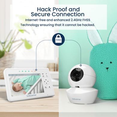 ВИДЕОНЯНЯ BabySense V43 - видео няня с камерой МОНИТОР 4.3 дюйма!!!! 2 КАМЕРЫ!!!! 321654949 фото