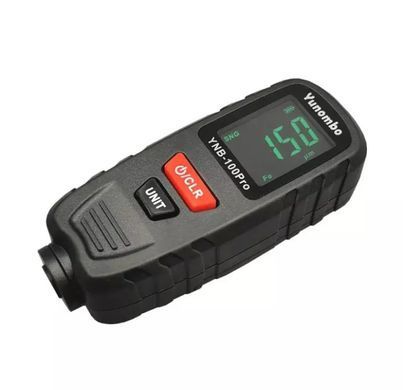 Товщиномір лакофарбового покриття ТОЛАХНОМЕР КРАСКИ АВТО Yunombo YNB-100 PRO Fe+nFeZn + БАТАРЕЙКИ та ЧЕХОЛ 142533354 фото