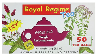 Чай для схуднення Royal Regime 50 Tea Bags Weight Less Reducing Herbs 122121213259 фото