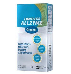 LIMITLESS ALLZYME MAX, Лімітлес Алзайм 20 таб. Єгипет Оригінал 3045304635 фото