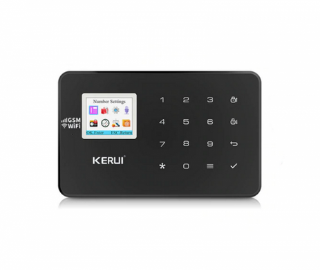 Комплект сигнализации Kerui Wi-Fi W18 Pro для 1-комнатной квартиры черная! Гарантия 24 месяца! 1103946316 фото