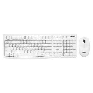 Клавіатура комп'ютерна Logitech MK120 біла провідна (комплект клавіатура та комп'ютерна мишка) 70396594 фото