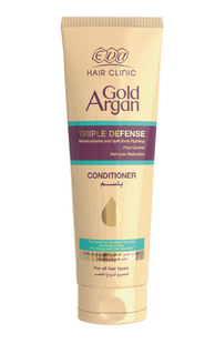 Кондиционер Eva Hair Clinic Gold Argan Triple Defense 230 мл Египет 30443587152 фото