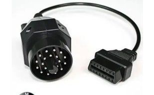 Кабель перехідник із роз'єму OBD2 на BMW 20-pin OBDII адаптер Delphi Autocom КАЧЕСТВЕННЫЙ 65445 фото
