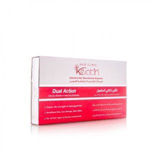 Кератин для волос в ампулах Hair Clinic Keratin Intensive Hair Nourishment Ampoules 1308570074 фото