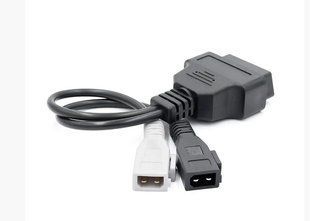 Кабель переходник Перехідник OBD2 на Audi 2 x 2 pin 2P+2P OBDII Delphi Autocom КАЧЕСТВЕННЫЙ 45346 фото