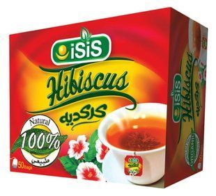 Чай натуральный ISIS Hibiscus, гибискус, каркаде Египет Оригинал (50 пакетиков) 8778633 фото