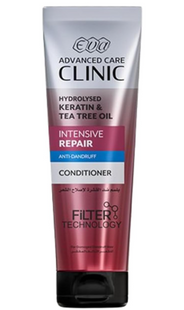 Кондиционер Eva Advanced Care Clinic Hydrolysed Keratin & Tea Tree Oil Intensive Repair Anti-Dandruff 230 мл Египет 2399587152 фото