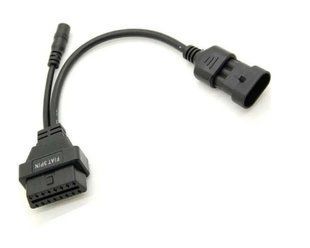 Кабель переходник Перехідник Переходник OBD 2 - Fiat 3 pin OBDII Delphi Autocom КАЧЕСТВЕННЫЙ 86705 фото
