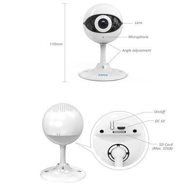 Відеокамера WiFi Kerui-N61. Wi-Fi ip-камера Kerui N61. Камера спостереження Акція! 892392818 фото