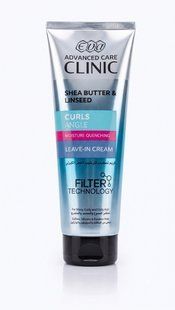 Увлажняющий крем EVA ADVANCED CARE CLINIC SHEA BUTTER & LINSEED CURLS ANGLE, 230 мл. для волнистых, кудрявых и вьющихся волос 3108974384 фото