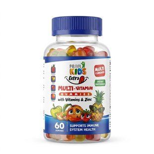 Мультивітаміни для дітей Profi Kids Extra Multi-Vitamin Gummies з цинком, 60 жувальних пастилок (Єгипет) 3023992090 фото